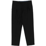Pantaloni a pieghe albert in nero Grayed - uomo 