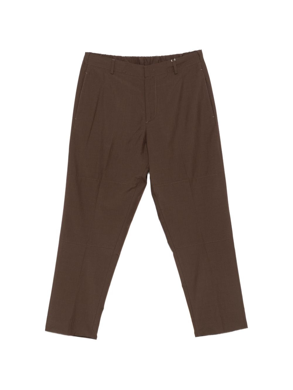 pantaloni diky in marrone grayed - uomo 
