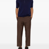 pantaloni diky in marrone grayed - uomo 