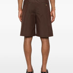 Shorts con coulisse in marrone Grayed - uomo 