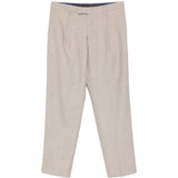 Pantaloni a pieghe Albert in beige Grayed - uomo 