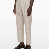 Pantaloni a pieghe Albert in beige Grayed - uomo 