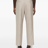 Pantaloni a pieghe Albert in beige Grayed - uomo 