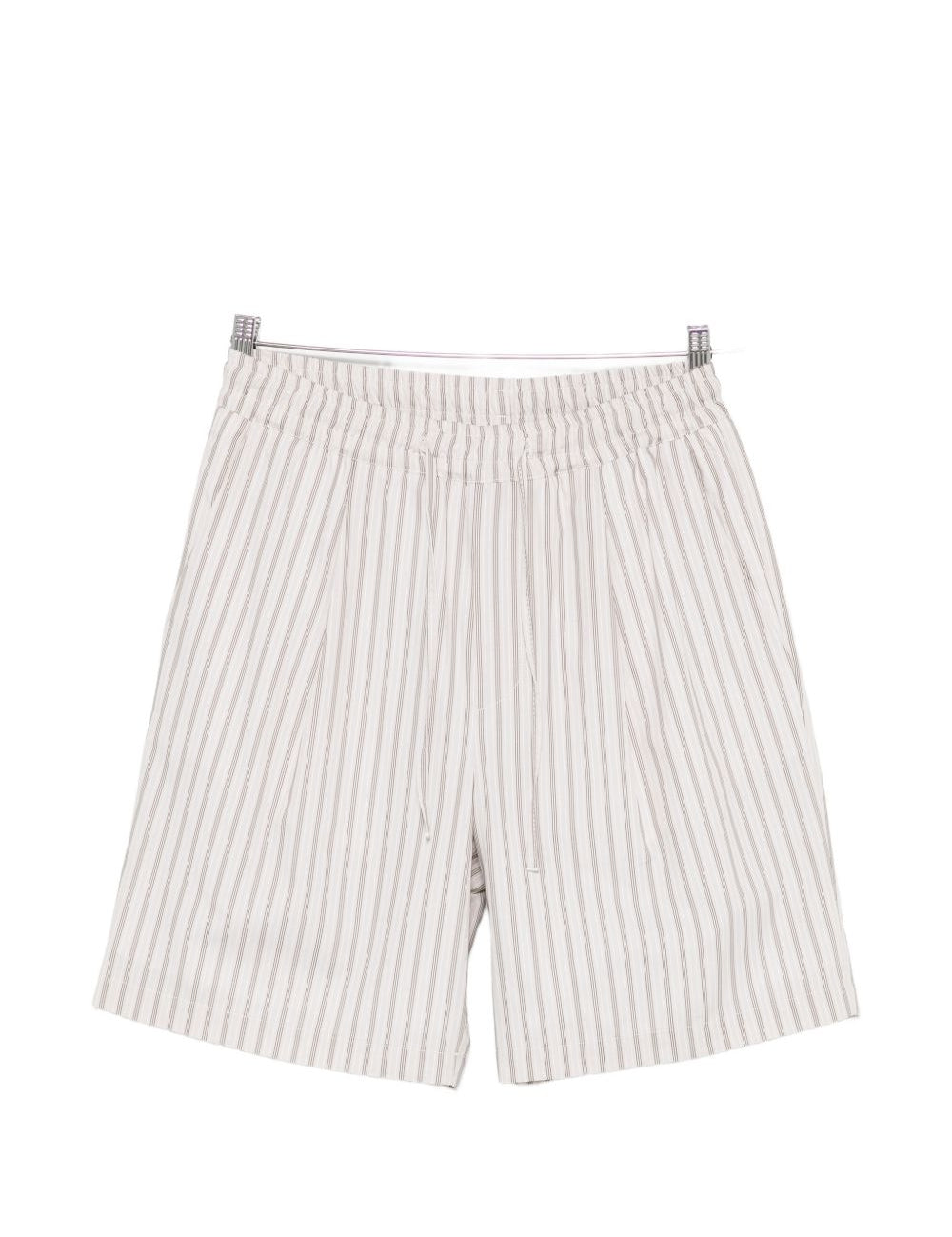 Pantaloncini a righe in beige Grayed - uomo 