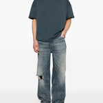 T-shirt Girocollo Virgil in blue Haikure - uomo 