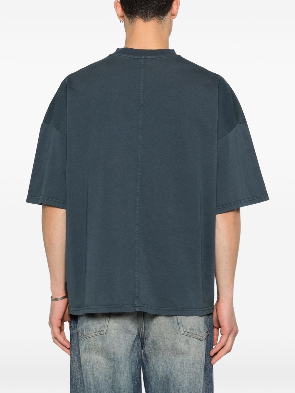 T-shirt Girocollo Virgil in blue Haikure - uomo 
