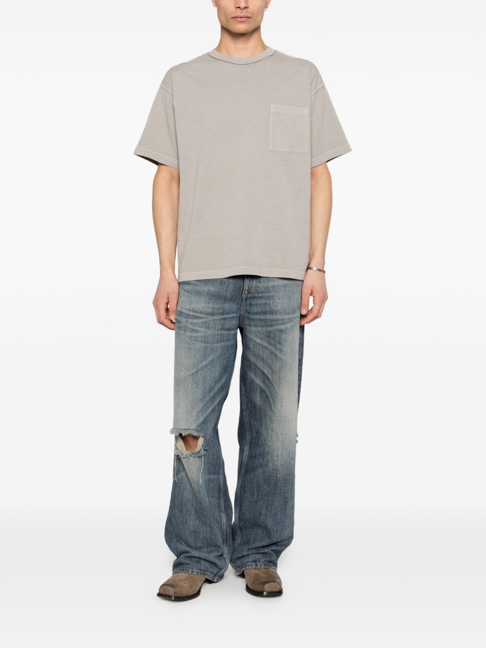 T-shirt con tasca jude in grigio Haikure - uomo 