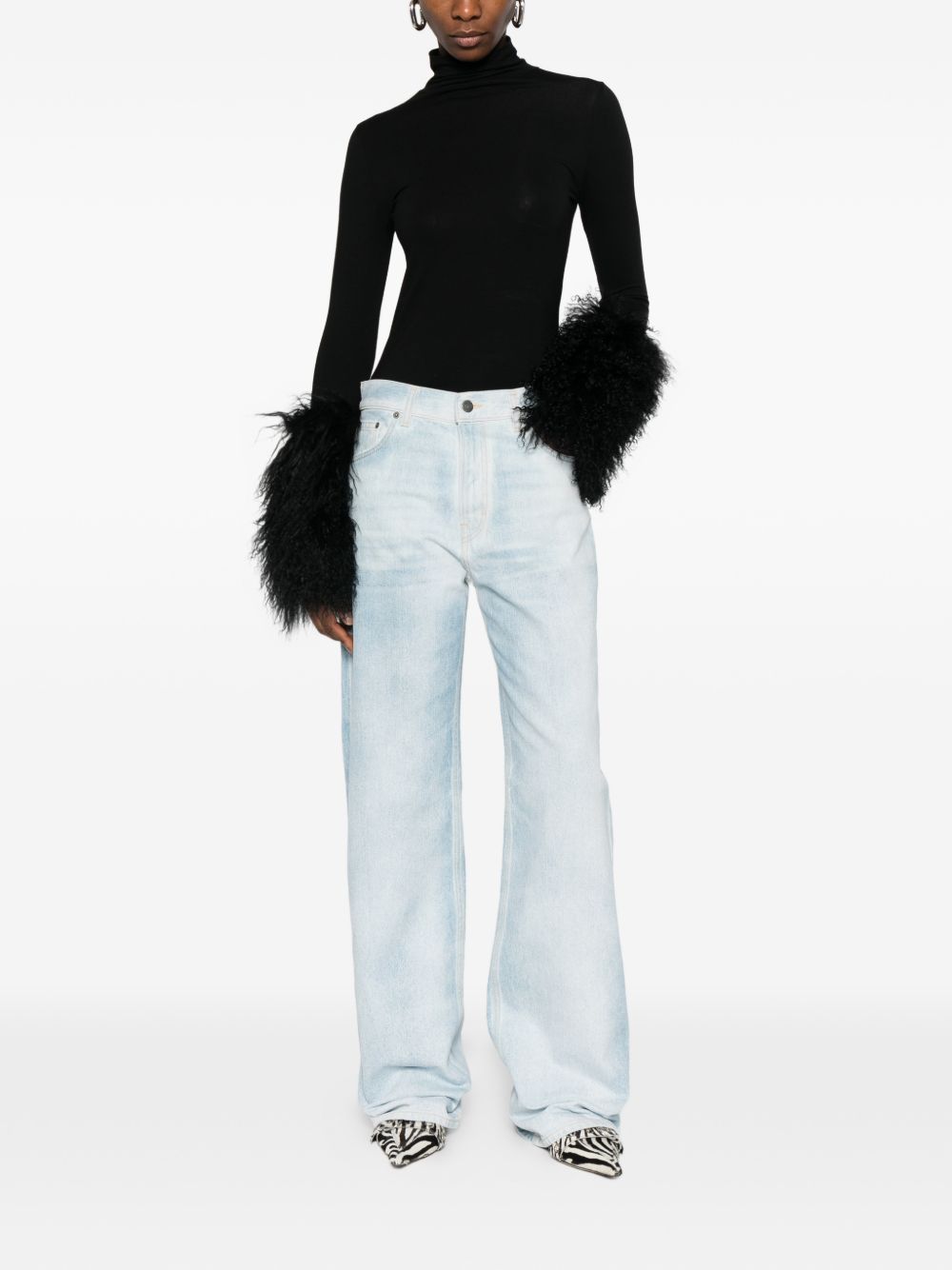 Jeans con cinque tasche in blu Haikure - donna 
