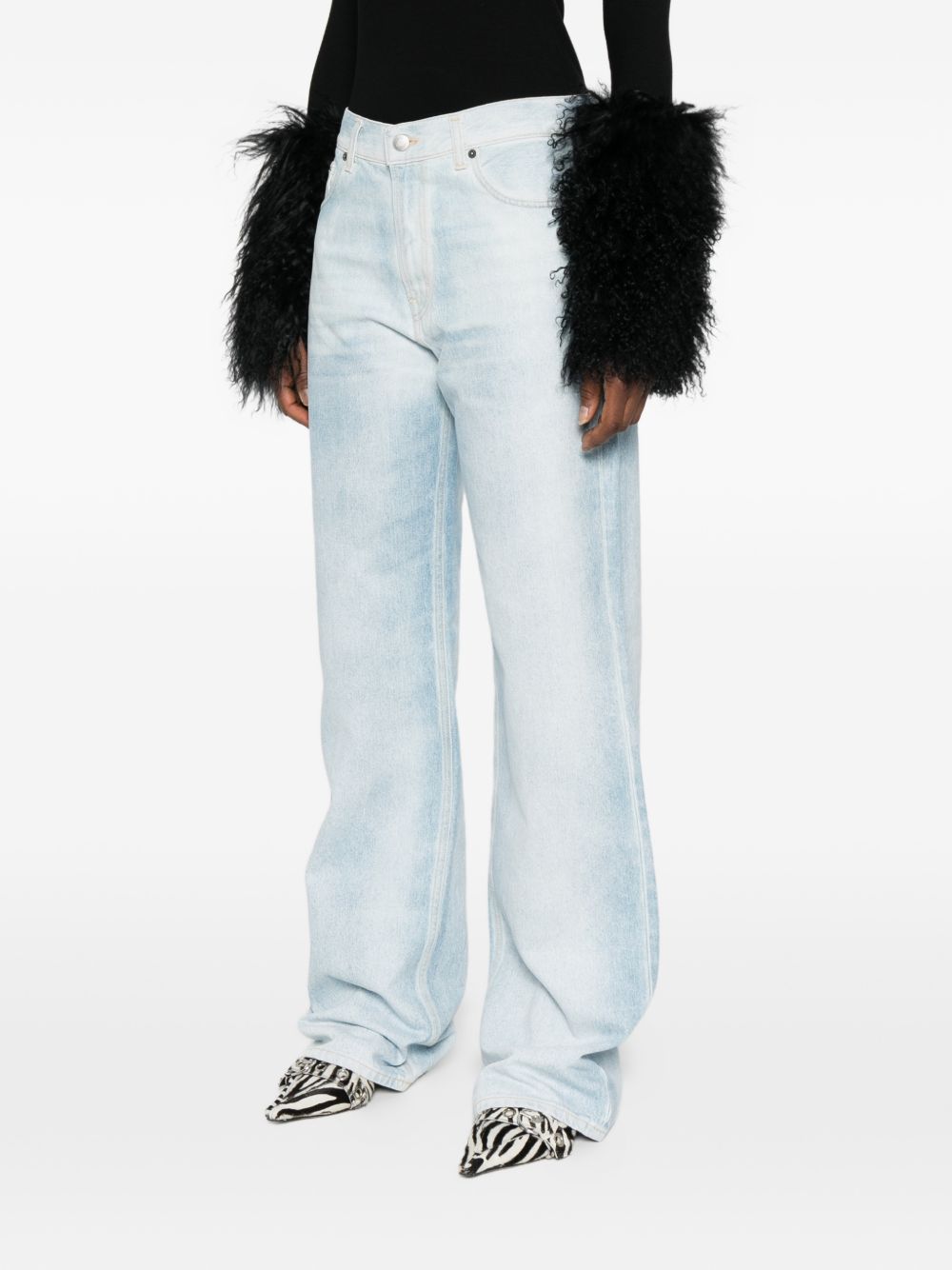 Jeans con cinque tasche in blu Haikure - donna 