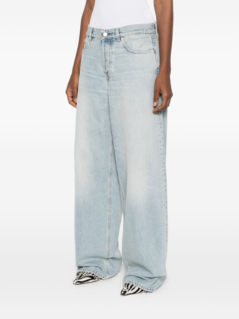 Jeans con bottoni in blu Haikure - donna 
