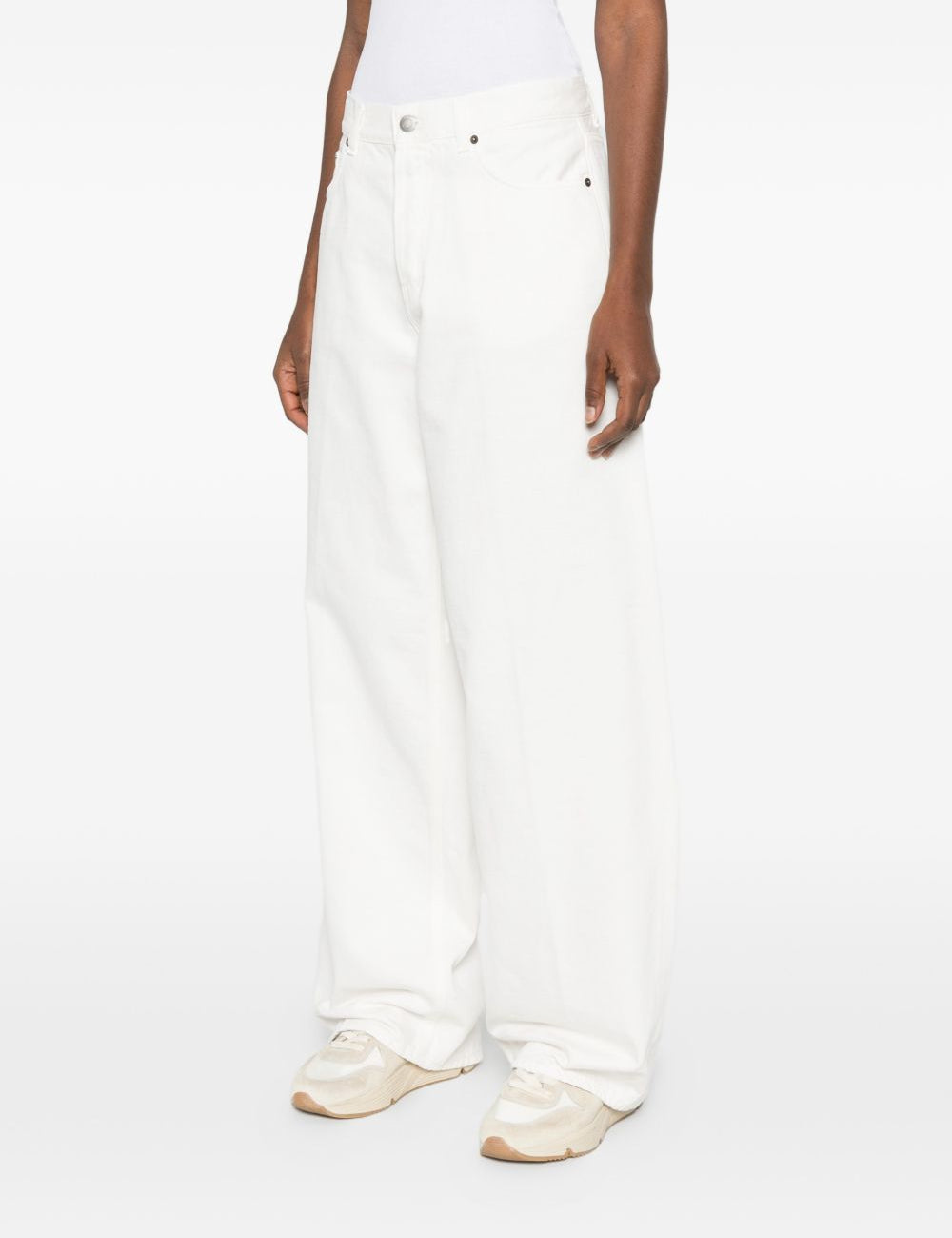 Jeans con design a cinque tasche in bianco Haikure - donna 