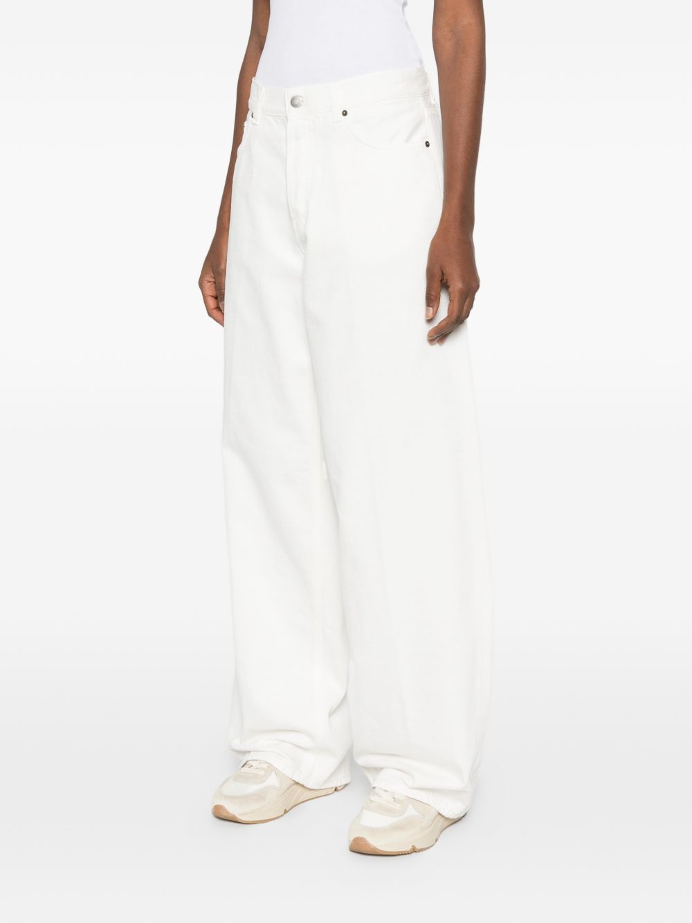 Jeans con design a cinque tasche in bianco Haikure - donna 