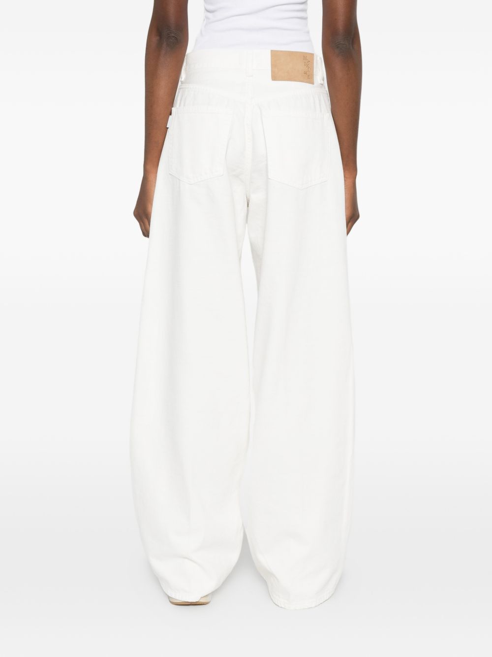 Jeans con design a cinque tasche in bianco Haikure - donna 