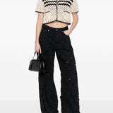 Jeans Bethany Bull con effetto vissuto in nero Haikure - donna 