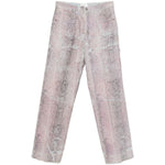 Jeans con stampa in blu e rosa Haikure - donna 