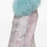 Jeans con stampa in blu e rosa Haikure - donna 