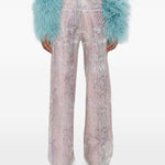 Jeans con stampa in blu e rosa Haikure - donna 