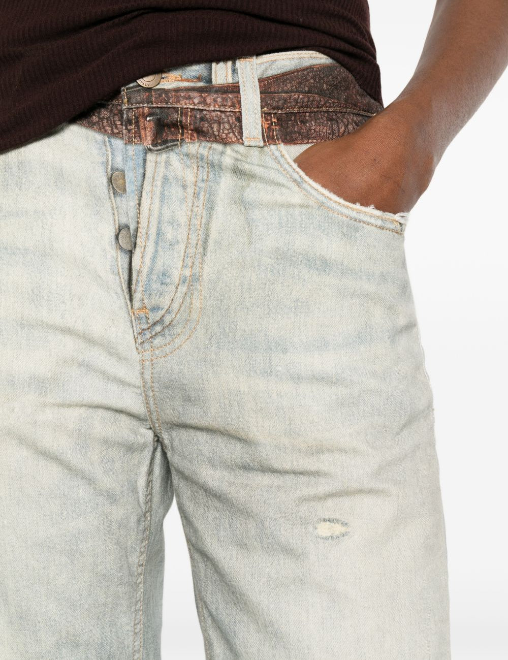 Pantaloni con cintura stampata Bonnie in blu Haikure - donna 