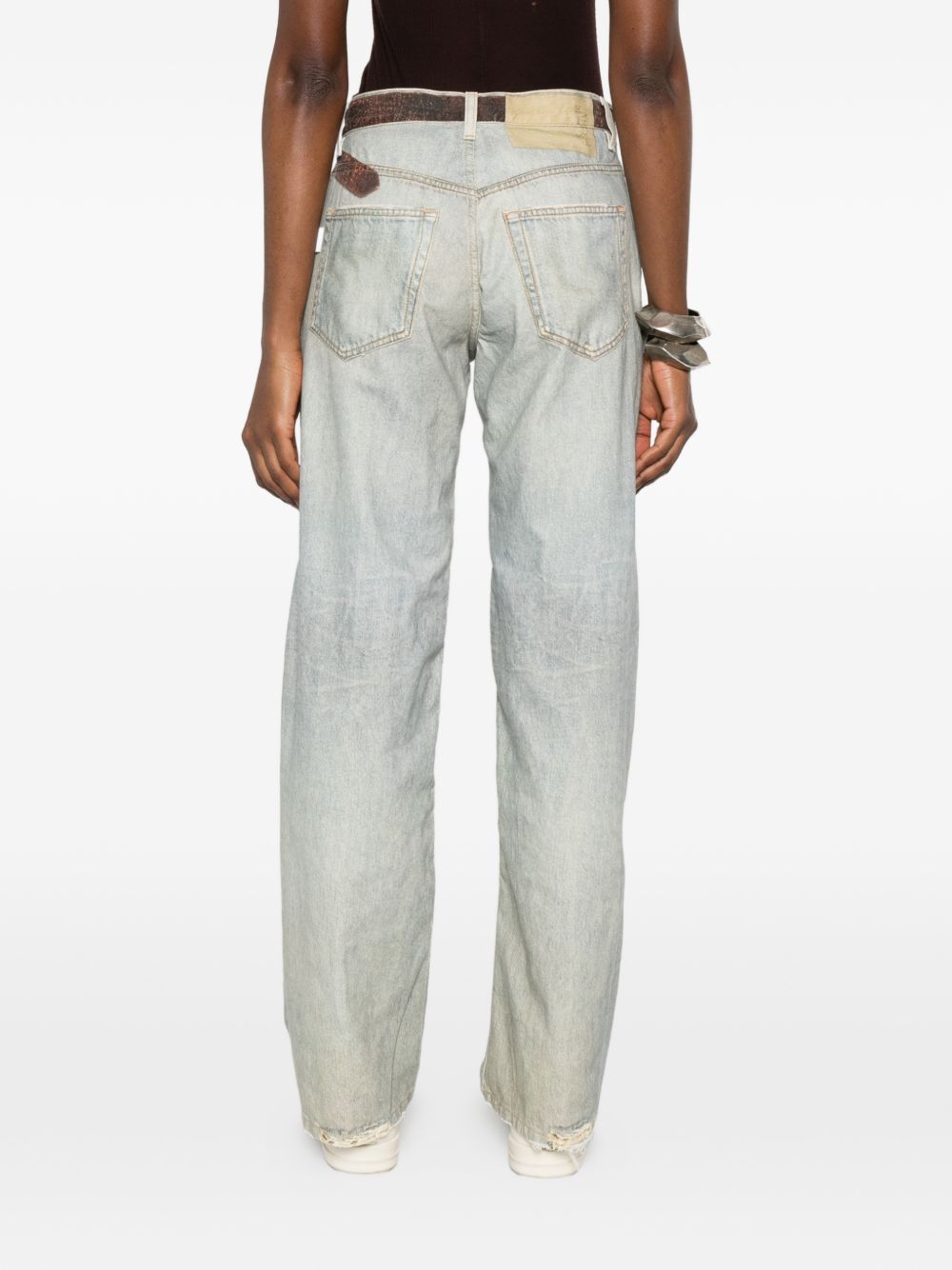 Pantaloni con cintura stampata Bonnie in blu Haikure - donna 
