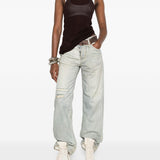 Pantaloni con cintura stampata Bonnie in blu Haikure - donna 