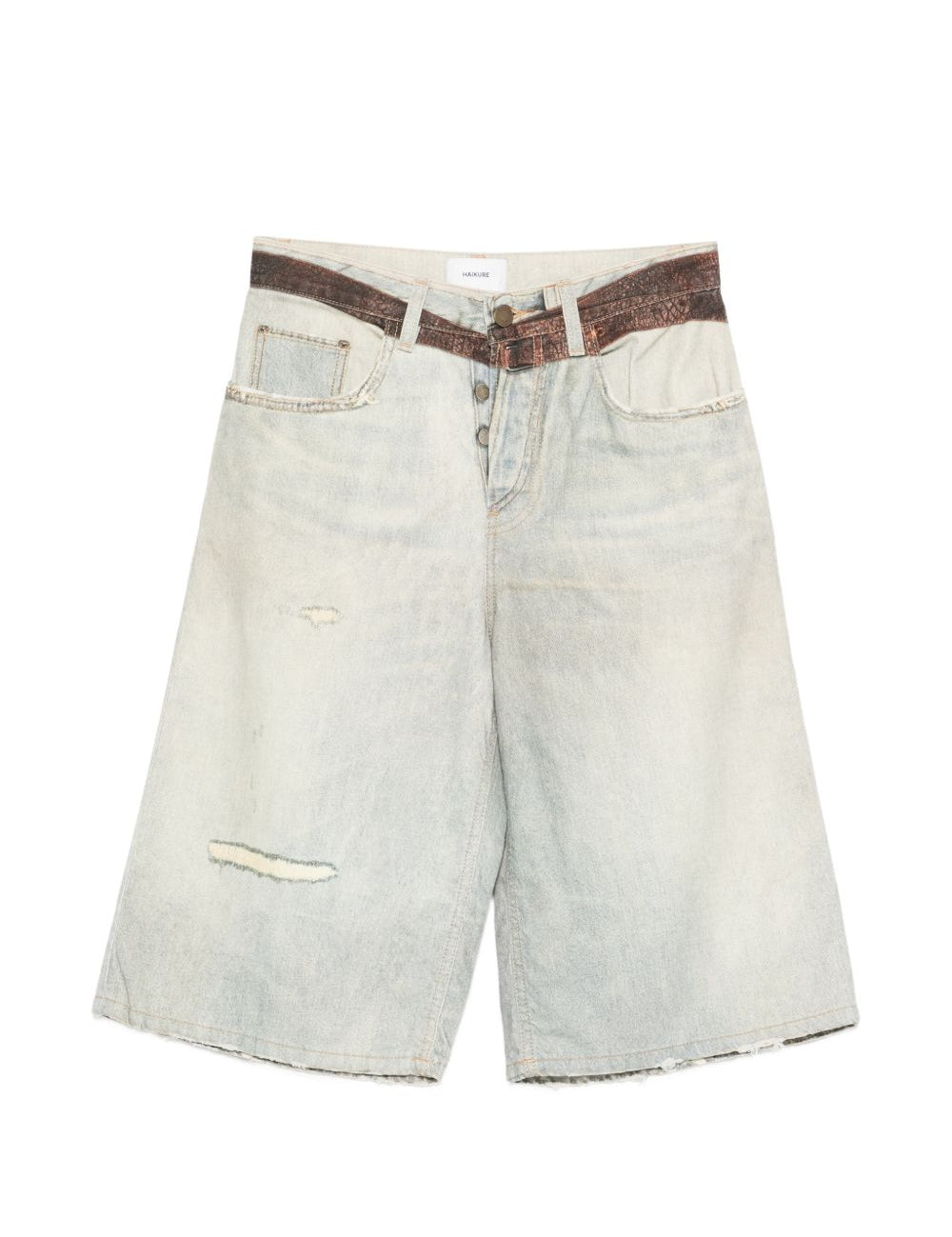 Shorts con stampa in blu Haikure - donna 