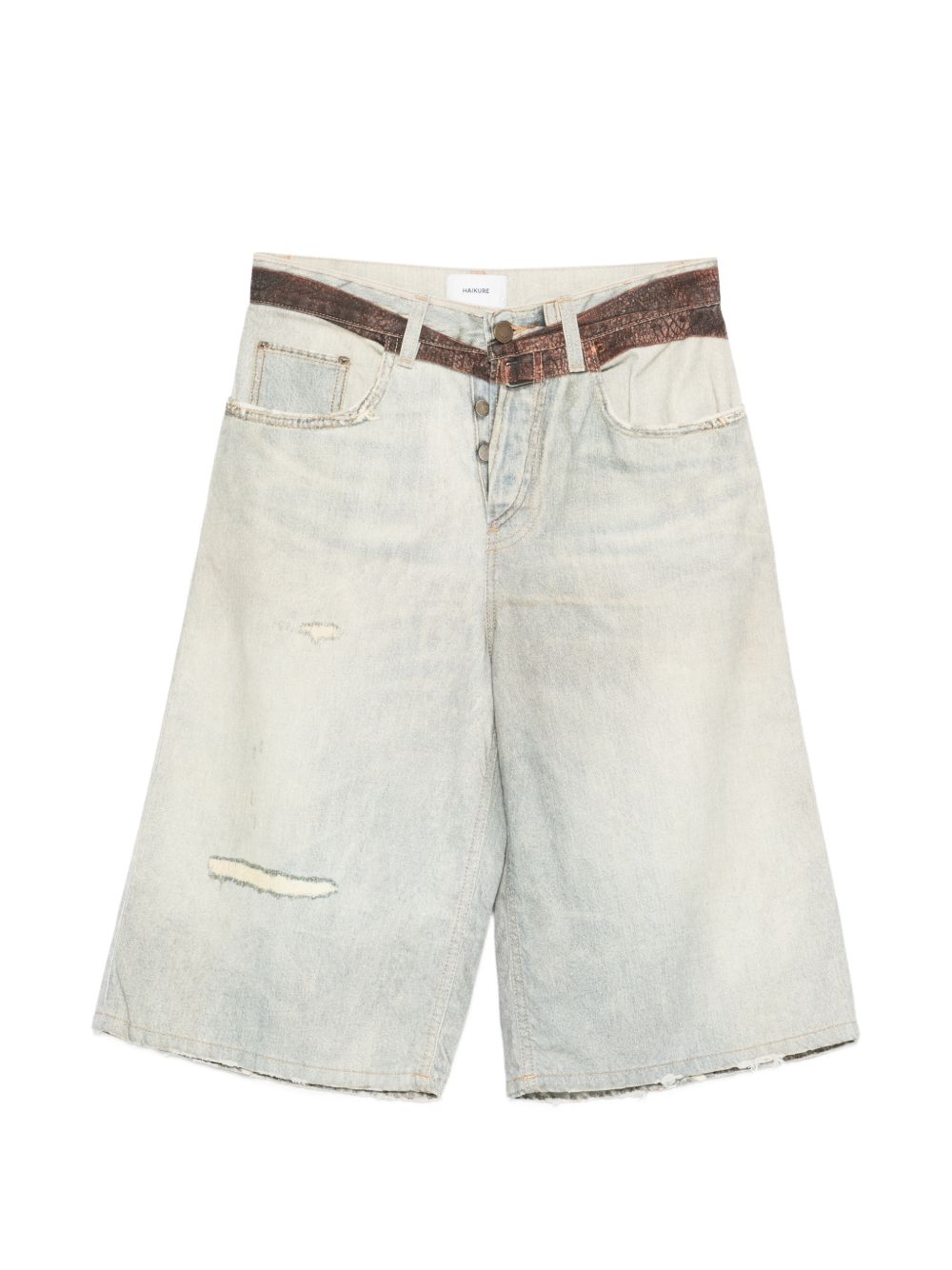 Shorts con stampa in blu Haikure - donna 