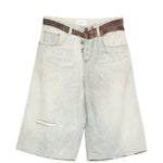 Shorts con stampa in blu Haikure - donna 