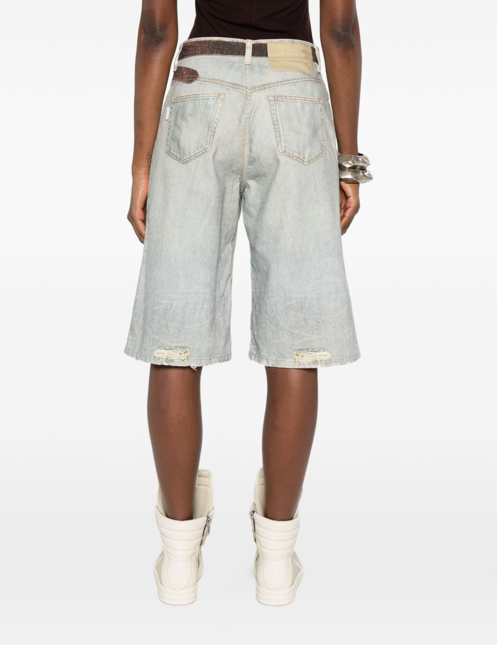 Shorts con stampa in blu Haikure - donna 
