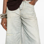 Shorts con stampa in blu Haikure - donna 