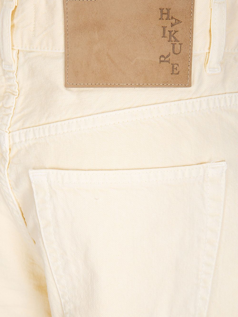 Jeans bibi a vita alta  in giallo Haikure - donna 