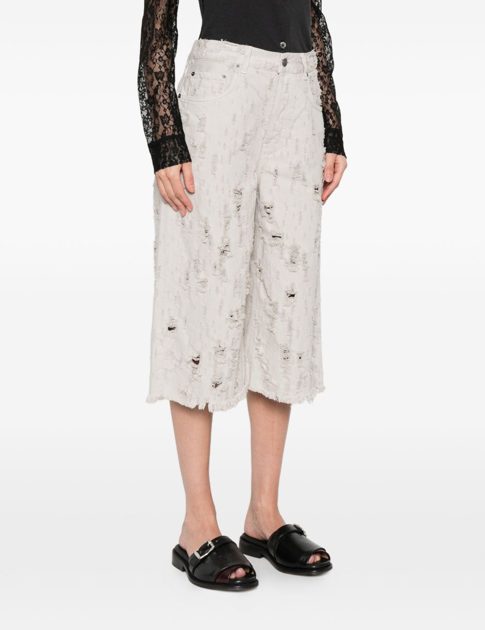 Shotrs strappati Beck Bull Destroy in beige Haikure - donna 