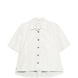 Camicia a maniche corte in pelle Avril in beige Haikure - donna 