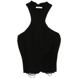 Canotta Liz con effetto vissuto in nero Haikure - donna 