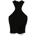 Canotta Liz con effetto vissuto in nero Haikure - donna 