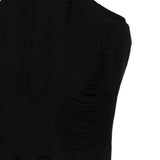 Canotta Liz con effetto vissuto in nero Haikure - donna 