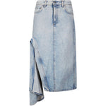 Gonna con applicazione in blu Haikure - donna 