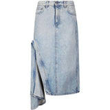 Gonna con applicazione in blu Haikure - donna 