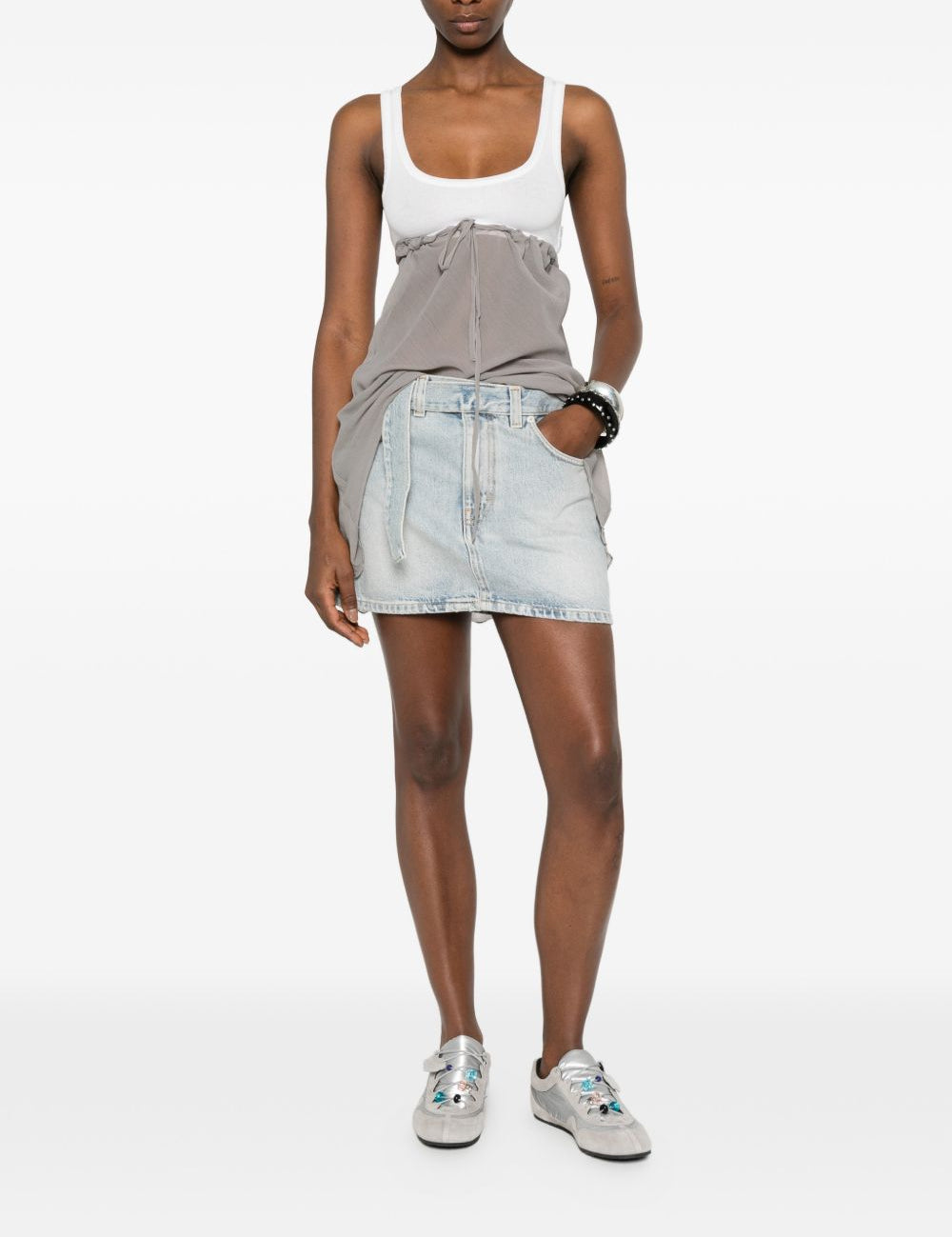 Gonna Tyra in blu Haikure - donna 