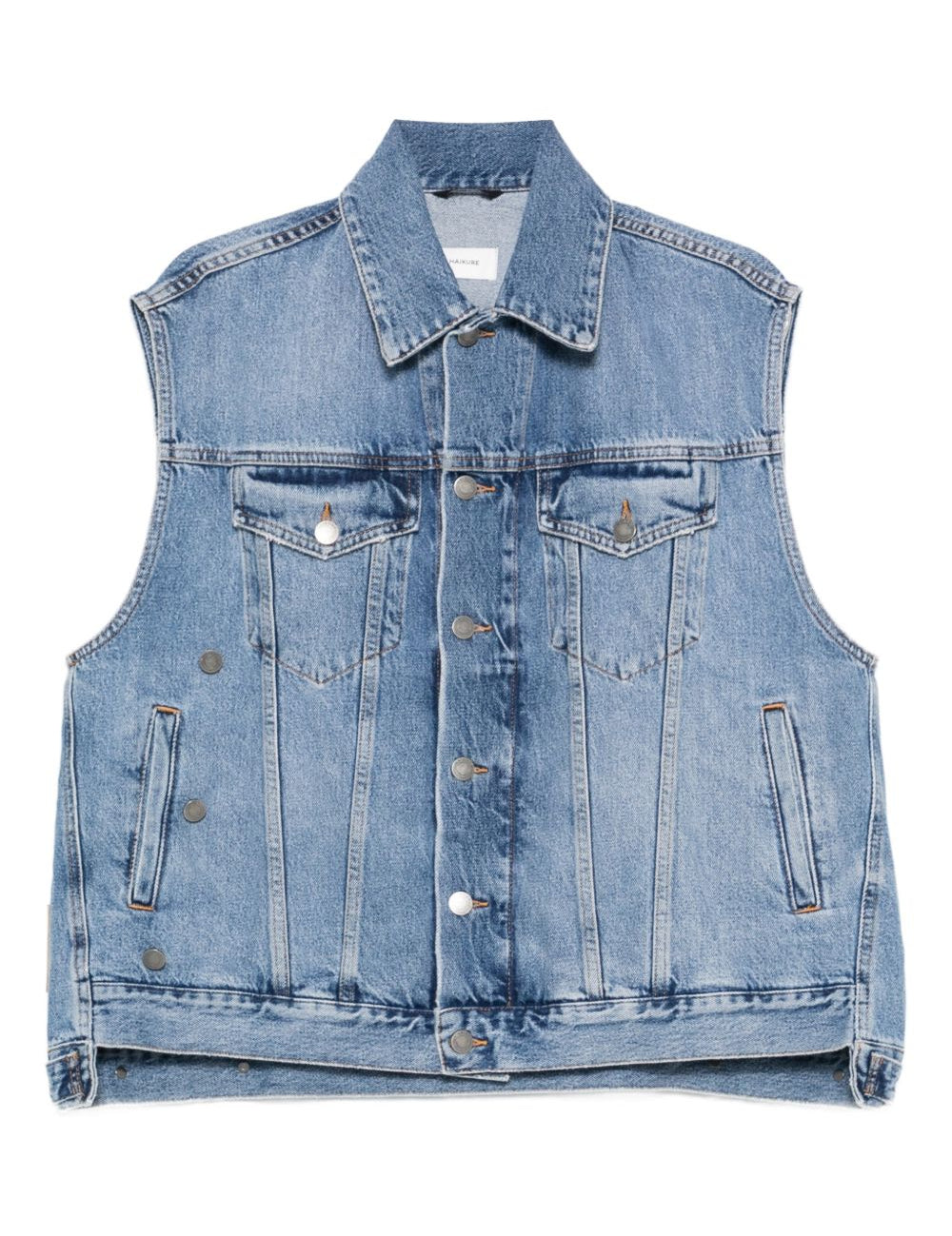 Gilet denim in blu Haikure - donna 