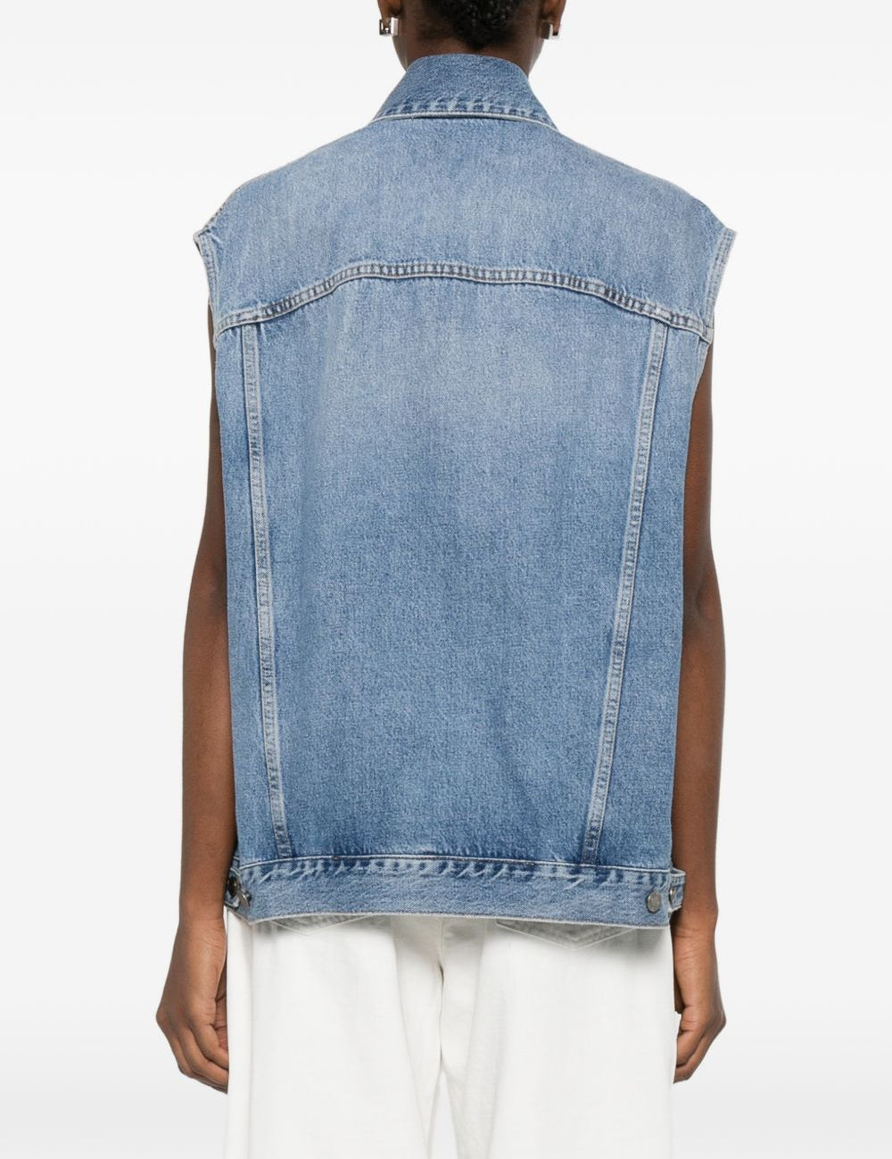 Gilet denim in blu Haikure - donna 