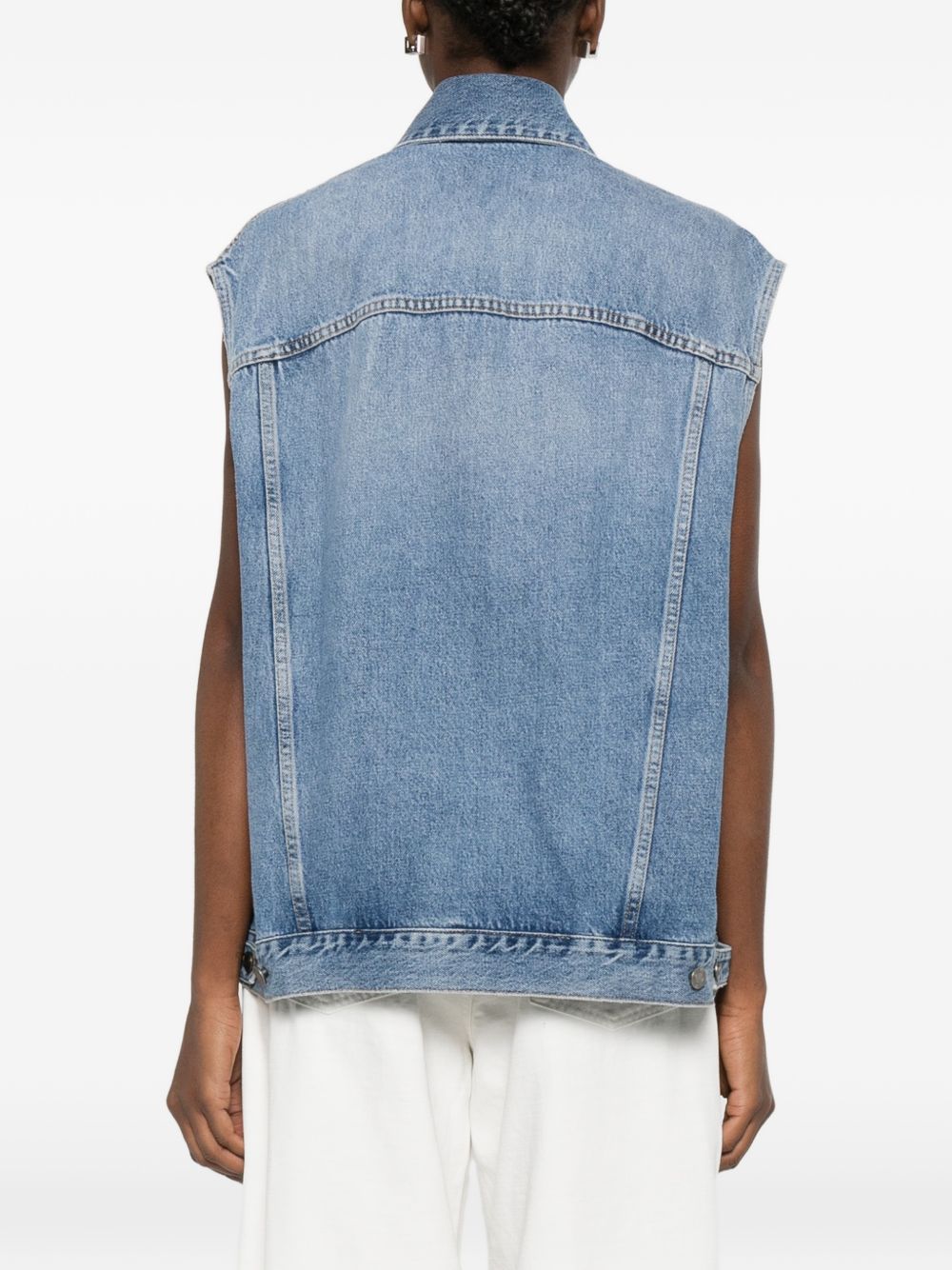 Gilet denim in blu Haikure - donna 