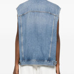 Gilet denim in blu Haikure - donna 