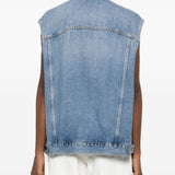 Gilet denim in blu Haikure - donna 