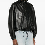 Giacca Jordan in pelle nero Haikure - uomo 