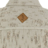 Gilet in denim effetto lavorato ryder in grigio Haikure - donna 