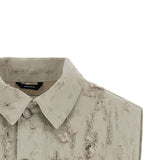 Gilet in denim effetto lavorato ryder in grigio Haikure - donna 