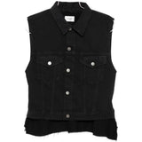 Gilet con frange Ryder Buton in nero Haikure - donna 