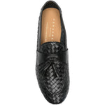Mocassini intrecciati in nero Henderson baracco - uomo 