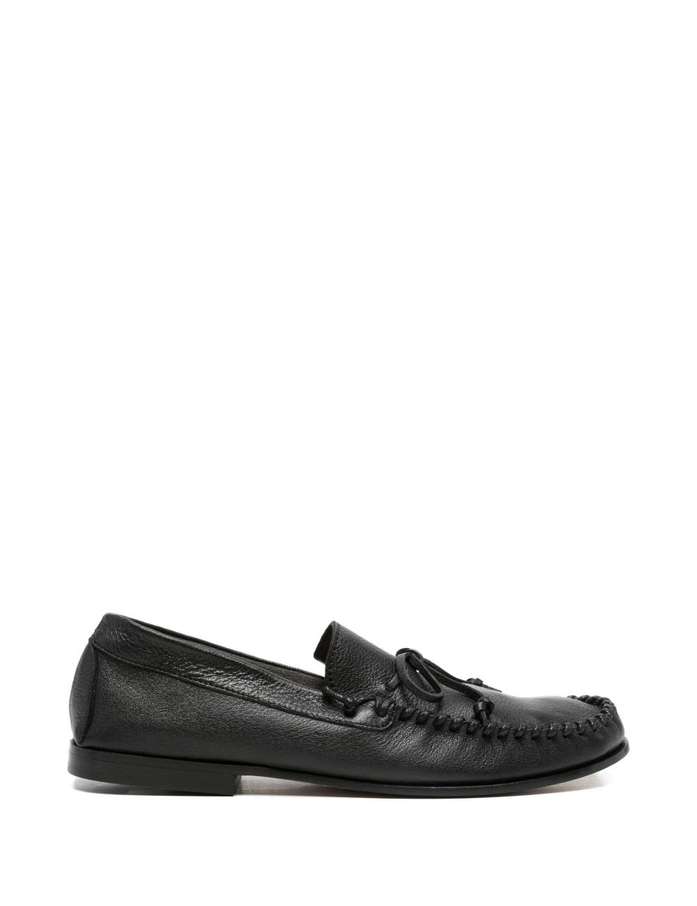 Mocassini ibiza in nero  Henderson baracco - uomo 