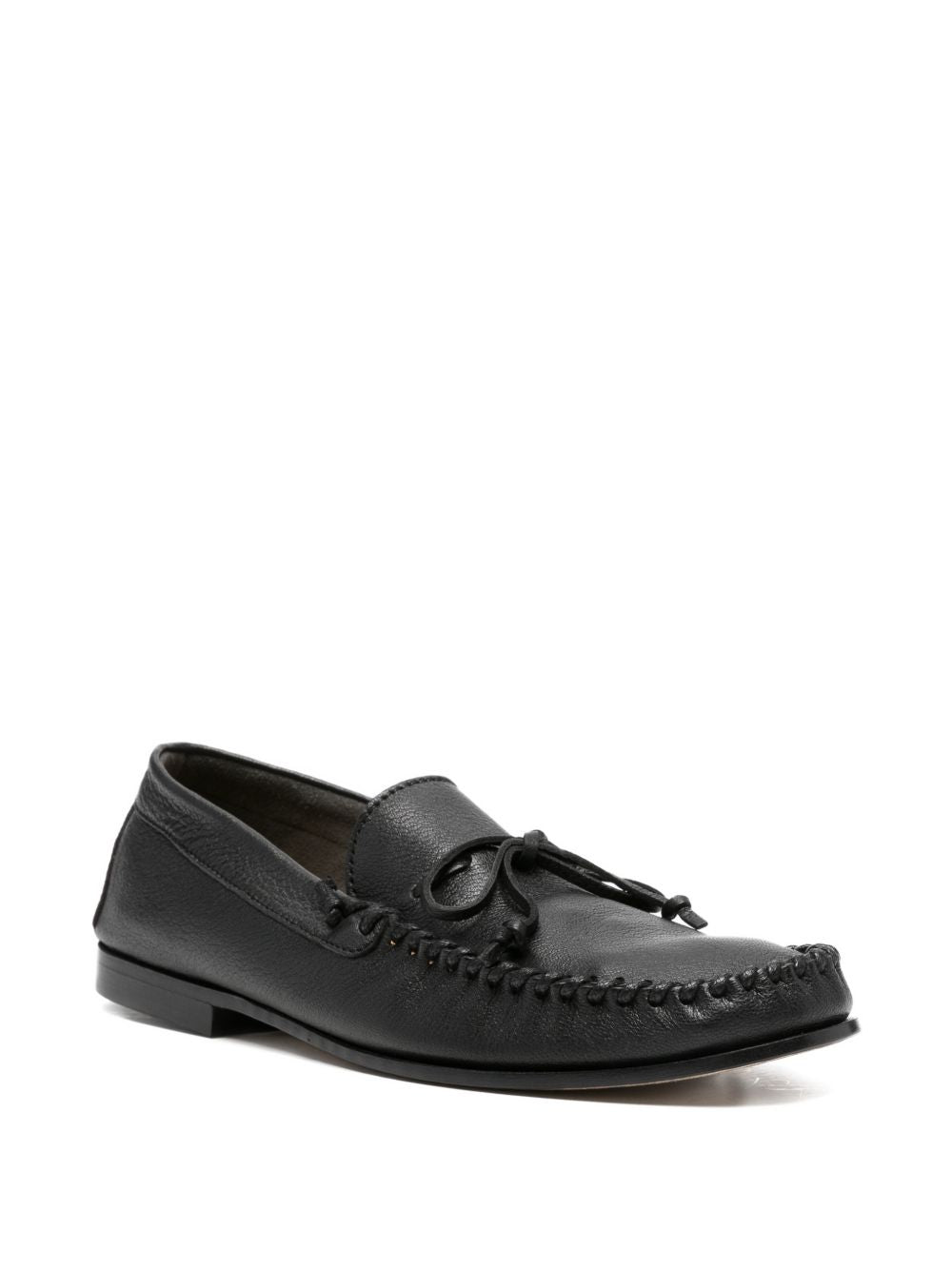 Mocassini ibiza in nero  Henderson baracco - uomo 